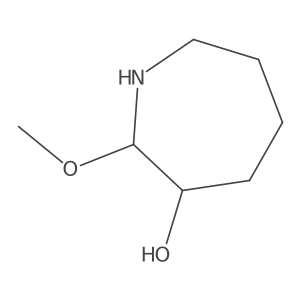 2-Methoxyazepan-3-ol结构式