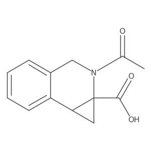 2-acetyl-1H,1aH,2H,3H,7bH-cyclopropa[c]isoquinoline-1a-carboxylic acid Structure