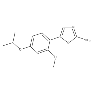 5-(4-Isopropoxy-2-methoxyphenyl)thiazol-2-amine结构式