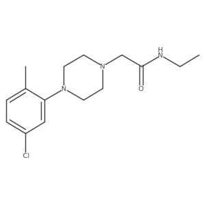 2-[4-(5-chloro-2-methylphenyl)piperazin-1-yl]-N-ethylacetamide Structure