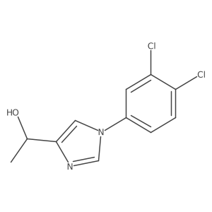 1-[1-(3,4-dichloro-phenyl)-1H-imidazol-4-yl]-ethanol Structure