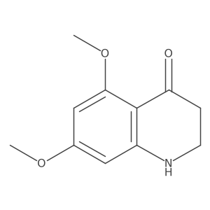 5,7-dimethoxy-2,3-dihydroquinolin-4(1H)-one结构式