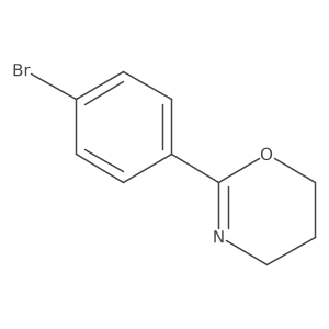 2-(4-Bromophenyl)-5,6-dihydro-4H-1,3-oxazine Structure