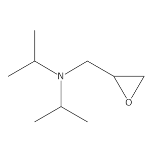 (Oxiran-2-ylmethyl)bis(propan-2-yl)amine Structure