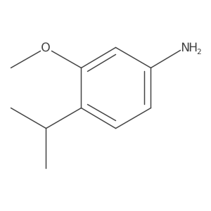 3-Methoxy-4-(propan-2-yl)aniline Structure