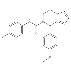 1-(4-methoxyphenyl)-N-(p-tolyl)-3,4-dihydropyrrolo[1,2-a]pyrazine-2(1H)-carboxamide Structure