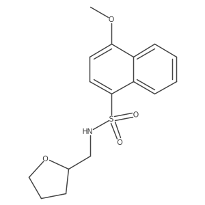 [(4-Methoxynaphthyl)sulfonyl](oxolan-2-ylmethyl)amine Structure