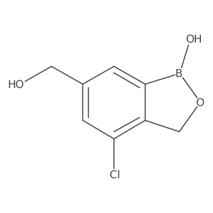 4-Chloro-6-(hydroxymethyl)benzo[c][1,2]oxaborol-1(3H)-ol Structure