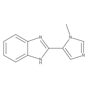 2-(1-methyl-1H-imidazol-5-yl)-1H-benzo[d]imidazole结构式