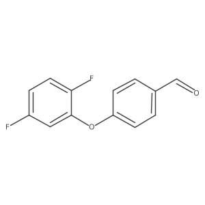 4-(2,5-Difluorophenoxy)benzaldehyde结构式