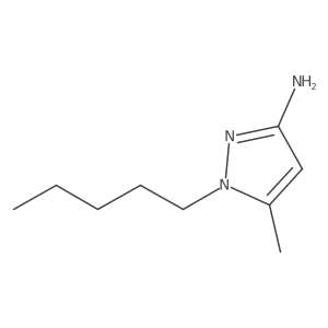 5-Methyl-1-pentyl-1H-pyrazol-3-amine Structure