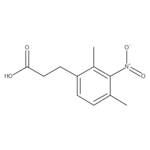 3-(2,4-Dimethyl-3-nitrophenyl)propanoic acid结构式