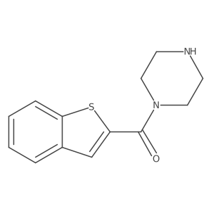 1-(1-Benzothiophene-2-carbonyl)piperazine Structure