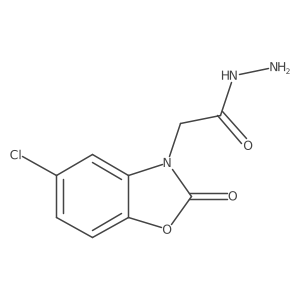 2-(5-Chloro-2-oxobenzo[d]oxazol-3(2H)-yl)acetohydrazide Structure