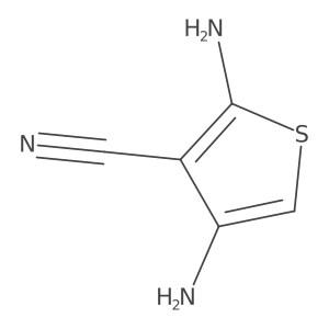 2,4-Diamino 3-cyanothiophene Structure