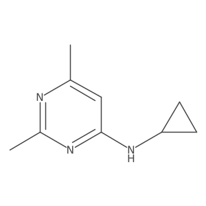 N-cyclopropyl-2,6-dimethylpyrimidin-4-amine Structure