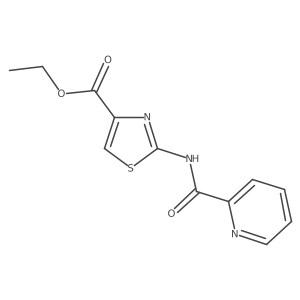 Ethyl 2-[(pyridin-2-ylcarbonyl)amino]-1,3-thiazole-4-carboxylate Structure