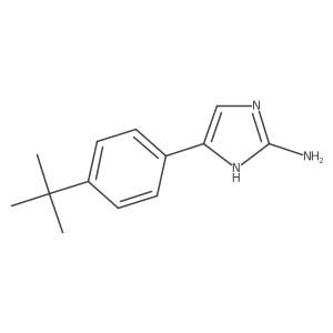 5-(4-tert-butylphenyl)-1H-imidazol-2-amine结构式