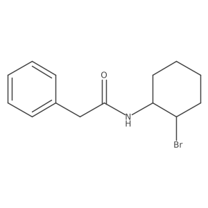 N-[(2S)-2-Bromocyclohexyl]benzeneacetamide Structure