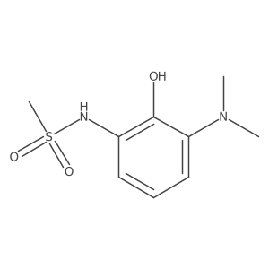 N-(3-(Dimethylamino)-2-hydroxyphenyl)methanesulfonamide Structure