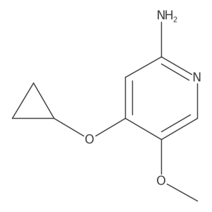 4-Cyclopropoxy-5-methoxypyridin-2-amine Structure
