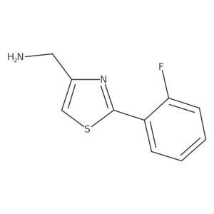 (2-(2-Fluorophenyl)thiazol-4-yl)methanamine Structure