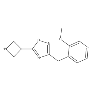 5-(Azetidin-3-yl)-3-[(2-methoxyphenyl)methyl]-1,2,4-oxadiazole Structure