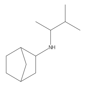 N-(3-methylbutan-2-yl)bicyclo[2.2.1]heptan-2-amine结构式