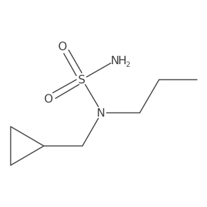 N-(cyclopropylmethyl)-N-propylaminosulfonamide结构式