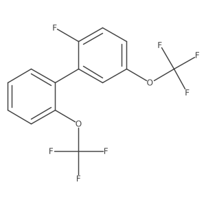 1,1a(2)-Biphenyl, 2-fluoro-2a(2),5-bis(trifluoromethoxy)-结构式