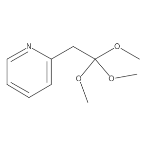 2-(2,2,2-Trimethoxyethyl)pyridine结构式