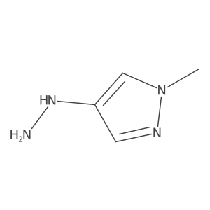 4-Hydrazinyl-1-methyl-1H-pyrazole Structure