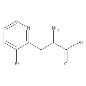 (2S)-2-Amino-3-(3-bromopyridin-2-YL)propanoic acid Structure