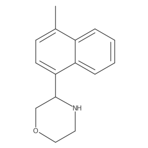 3-(4-Methylnaphthalen-1-yl)morpholine Structure