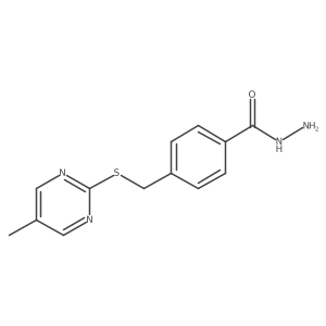 4-{[(5-Methylpyrimidin-2-yl)sulfanyl]methyl}benzohydrazide Structure