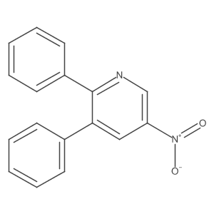 5-Nitro-2,3-diphenylpyridine Structure