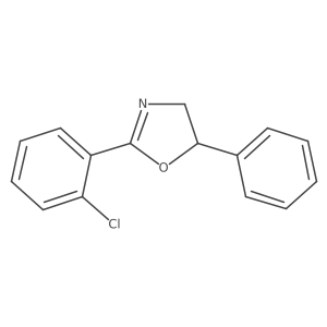 2-(2-Chlorophenyl)-4,5-dihydro-5-phenyloxazole结构式