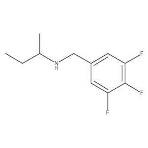 (Butan-2-yl)[(3,4,5-trifluorophenyl)methyl]amine结构式