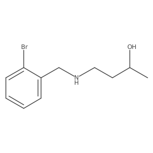 4-{[(2-Bromophenyl)methyl]amino}butan-2-ol结构式