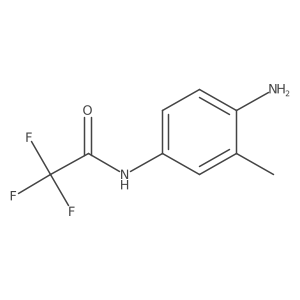 2-Methyl-4-trifluoroacetamidoaniline结构式
