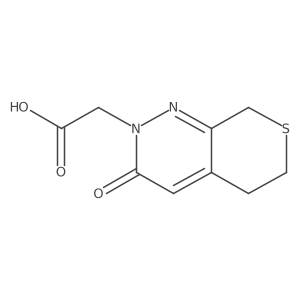 2-(3-Oxo-3,5,6,8-tetrahydro-2H-thiopyrano[3,4-c]pyridazin-2-yl)acetic acid结构式