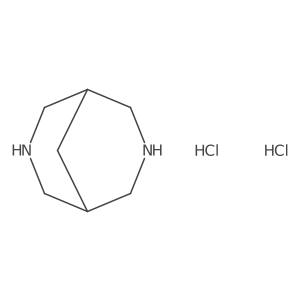 3,7-Diazabicyclo[3.3.1]nonane dihydrochloride结构式