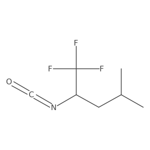 1,1,1-Trifluoro-4-methyl-2-pentylisocyanate结构式