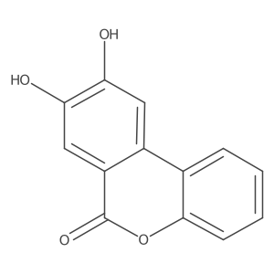 8,9-dihydroxy-6H-benzo[c]chromen-6-one结构式
