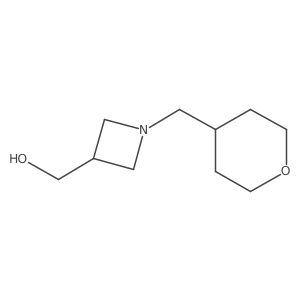 (1-((tetrahydro-2H-pyran-4-yl)methyl)azetidin-3-yl)methanol Structure