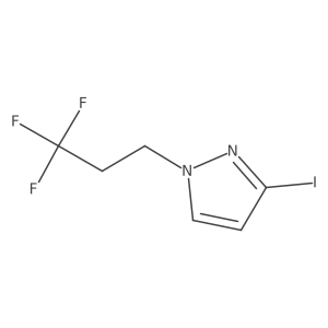 3-iodo-1-(3,3,3-trifluoropropyl)-1H-pyrazole Structure