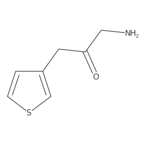 1-Amino-3-(thiophen-3-yl)propan-2-one Structure