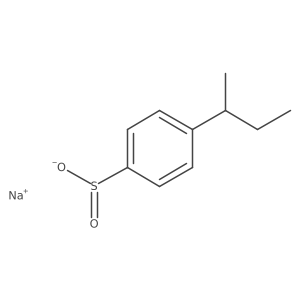 Sodium 4-(butan-2-YL)benzene-1-sulfinate Structure