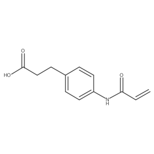 3-[4-(Prop-2-enoylamino)phenyl]propanoic acid Structure