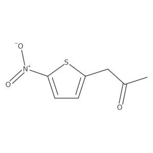 1-(5-Nitrothiophen-2-yl)propan-2-one结构式